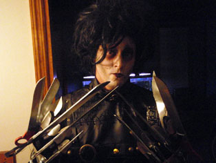 Ken Byrne as Edward Scissorhand - Cincinnati Makeup Artist Jodi Byrne 6